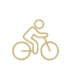 Parque con circuito de bicicletas